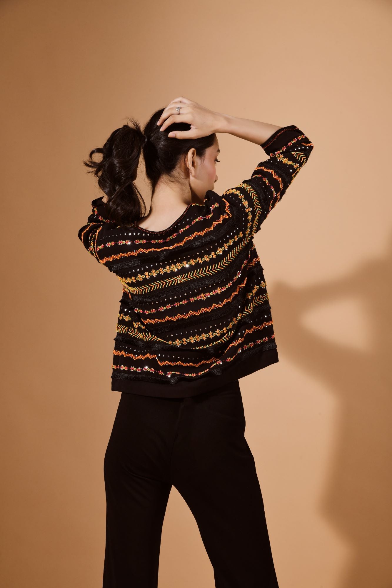 Multicolour Beaded Jacket