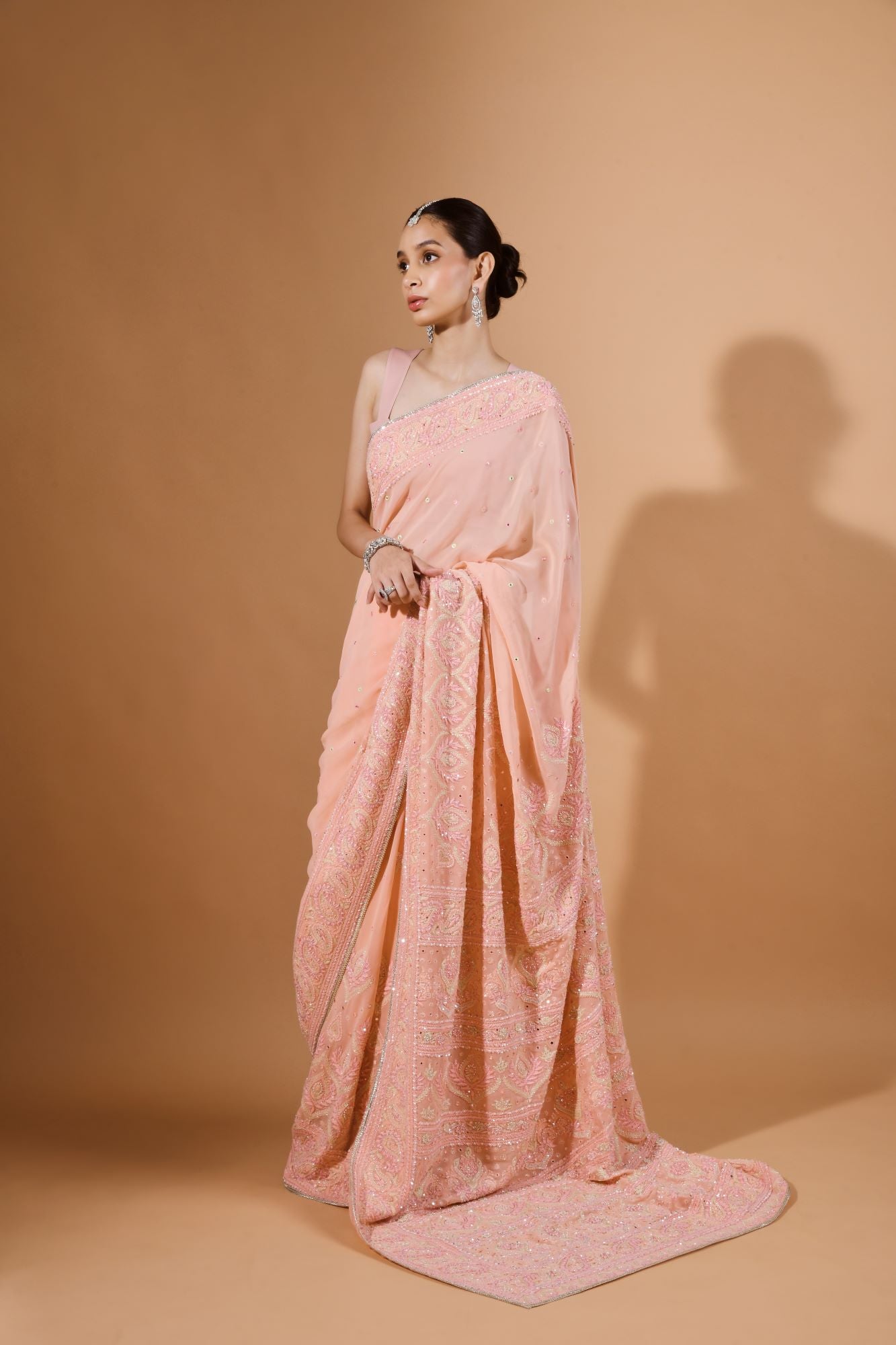 Pure Chikan Work Sari