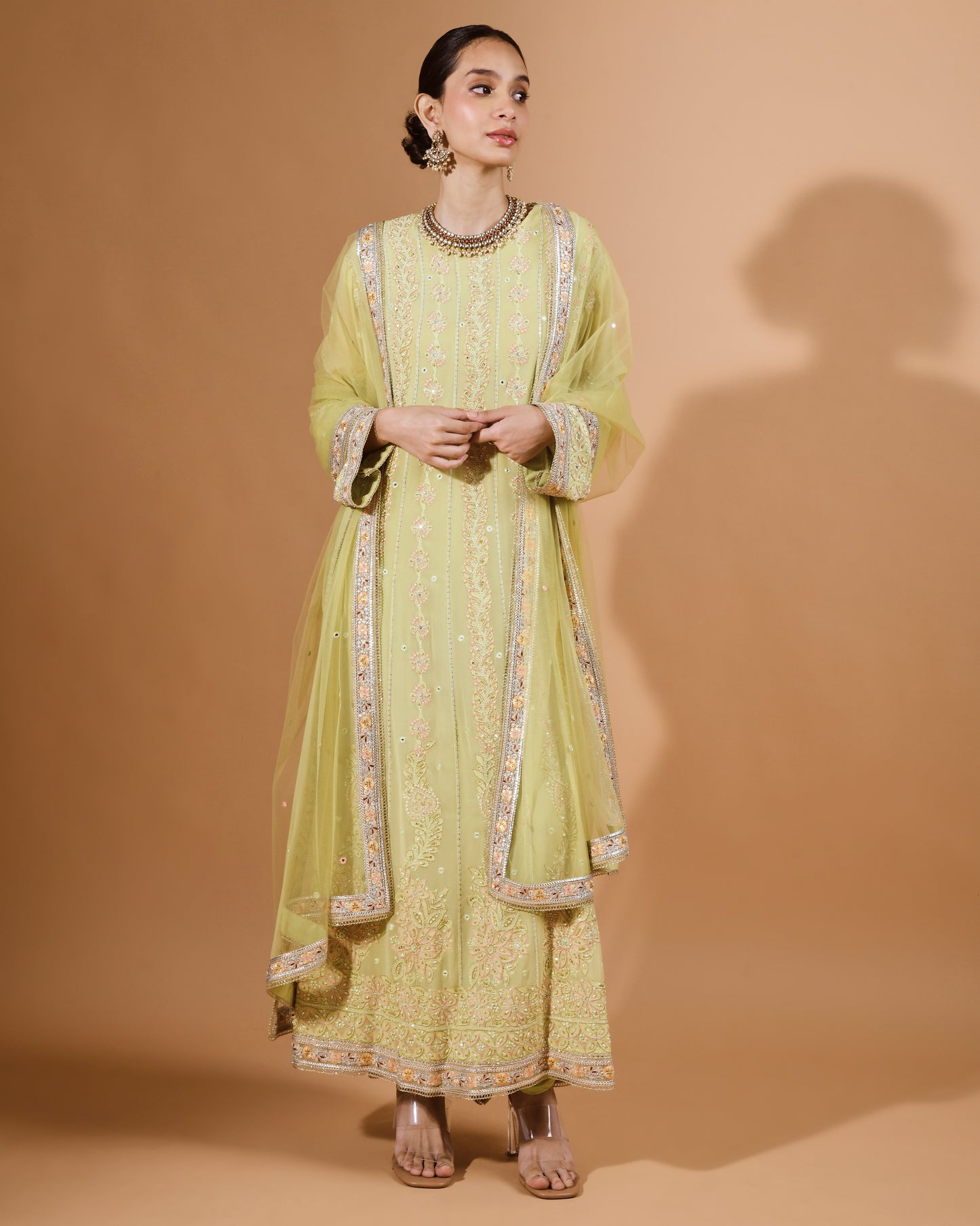 Pure Georgette Anarkali