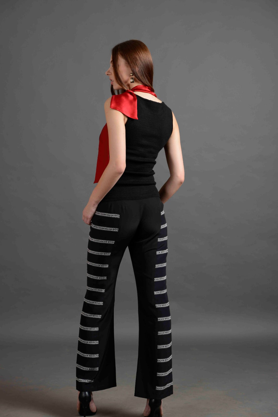 Black Stripe Trouser