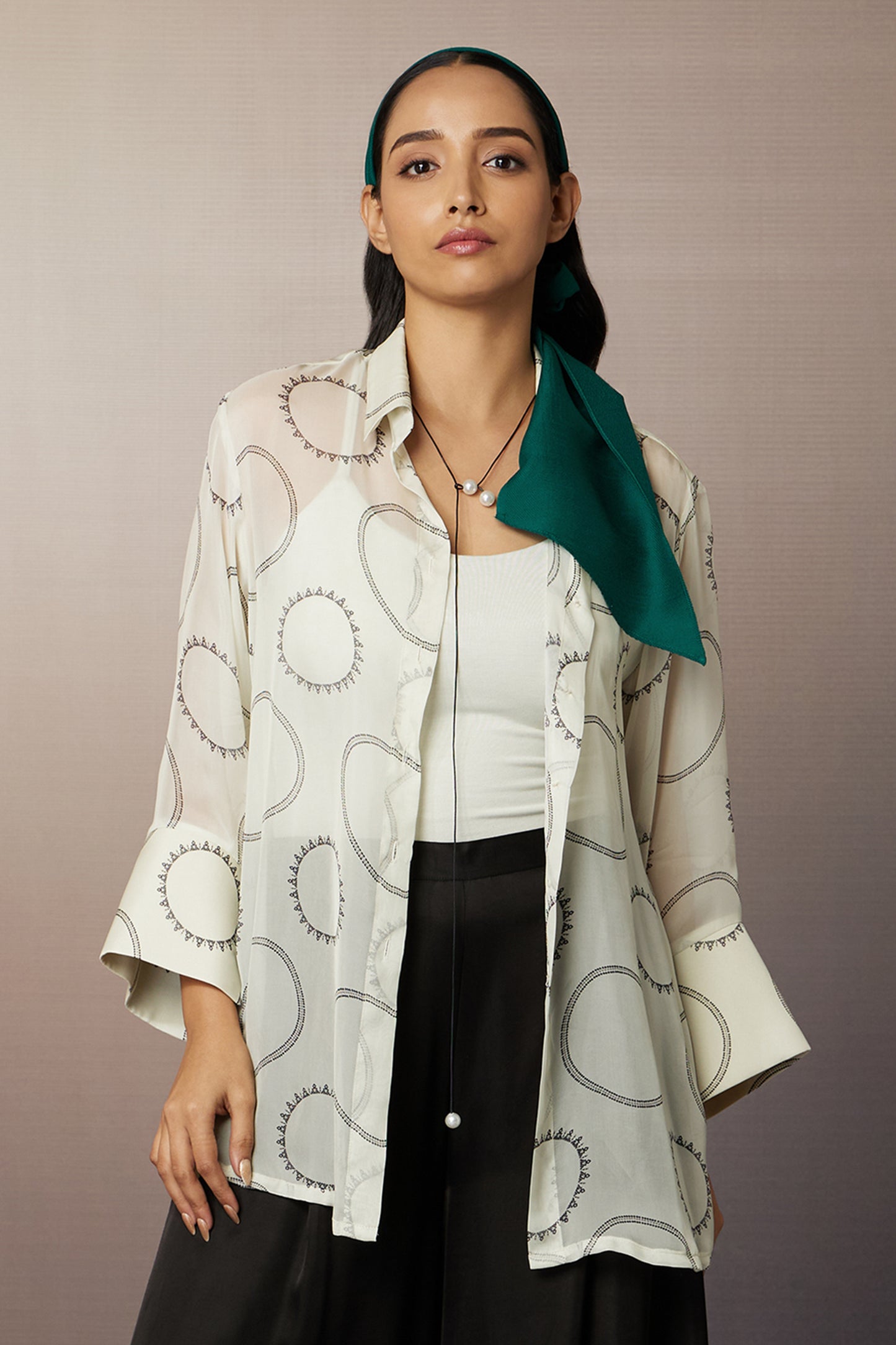 Quiet Lines Sheer Shirt
