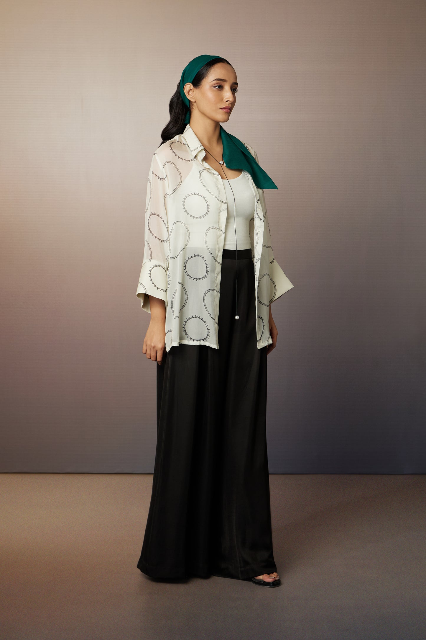Quiet Lines Sheer Shirt