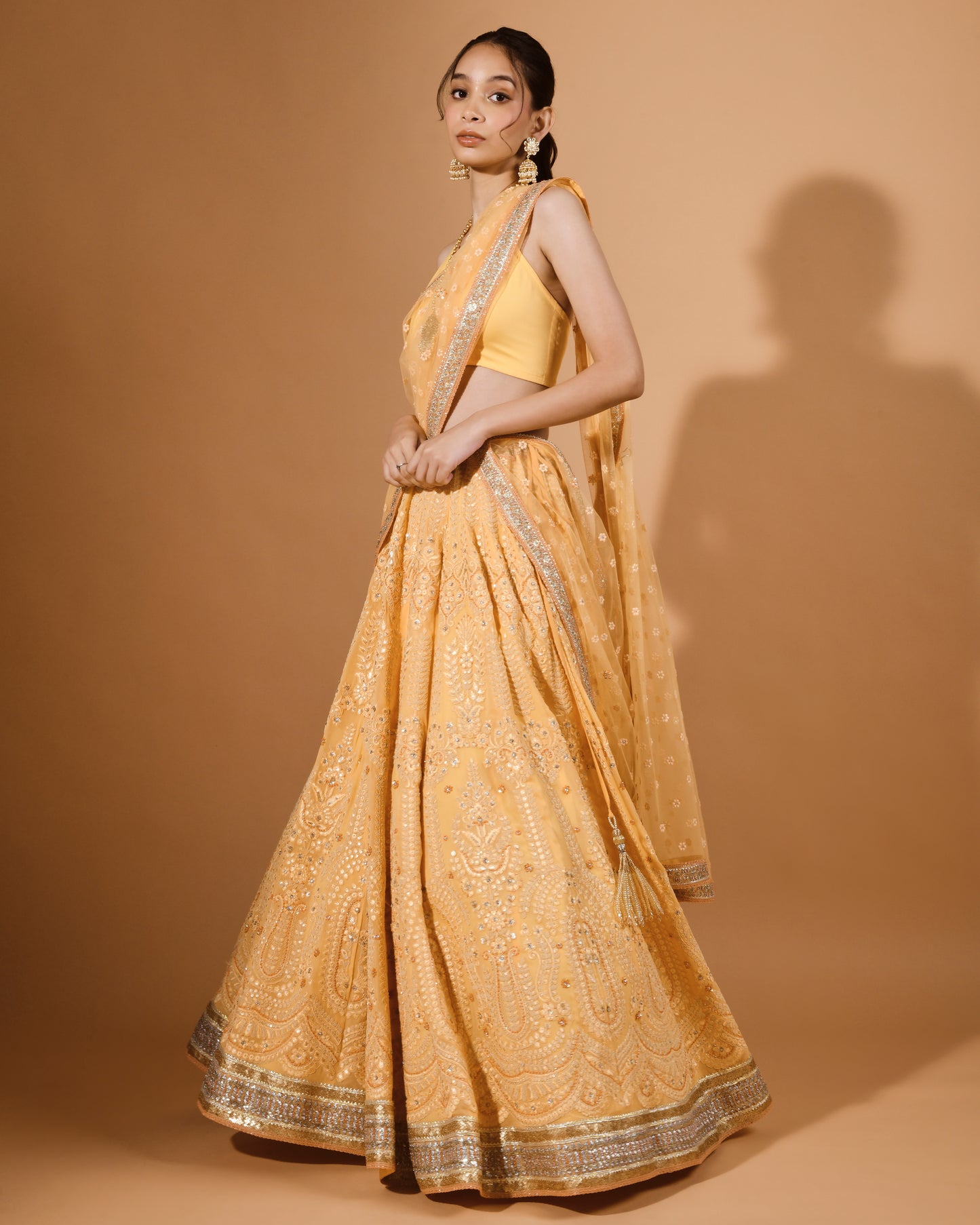 Mango Glow Ghagra