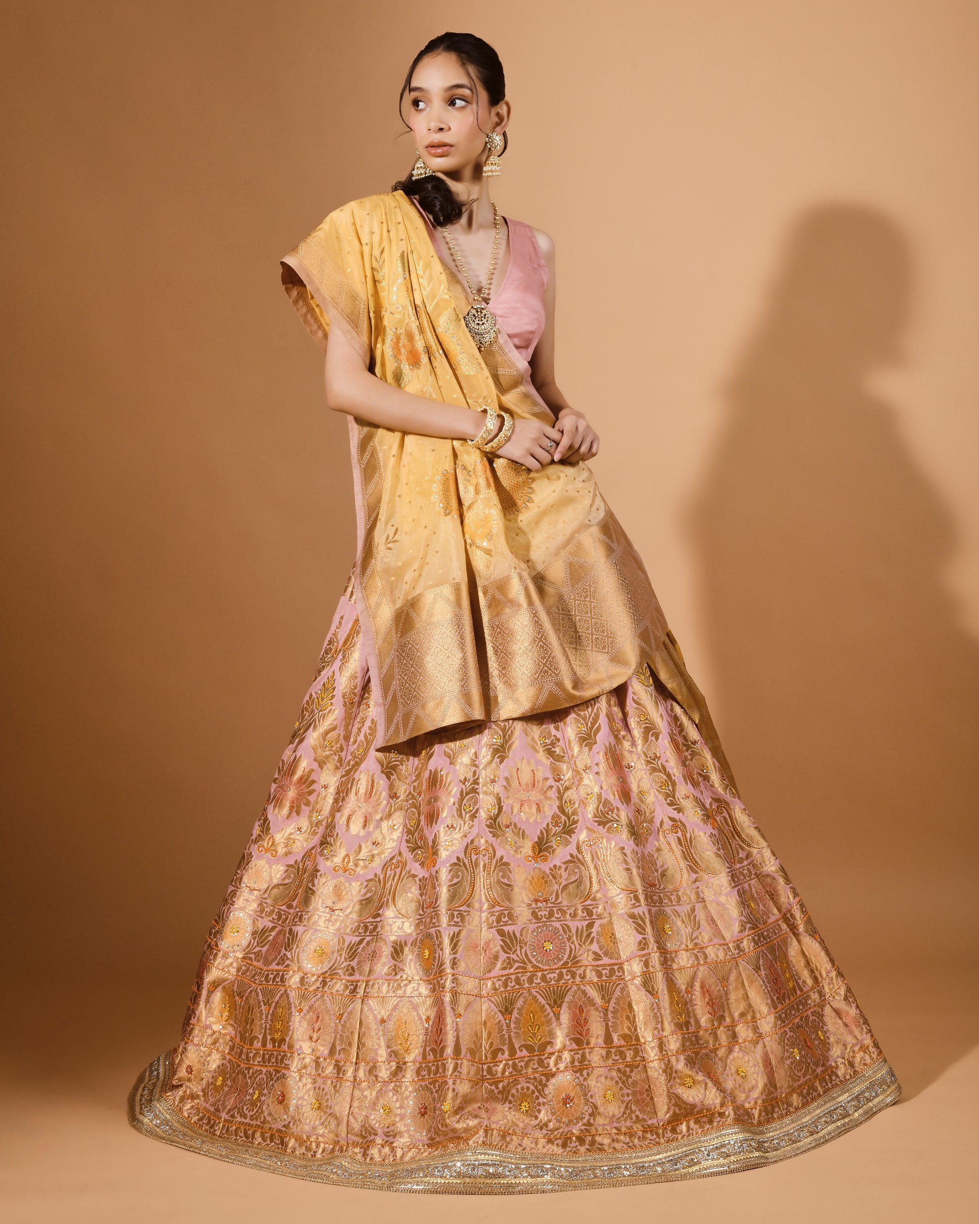 Ruhani Banarasi Ghagra Set