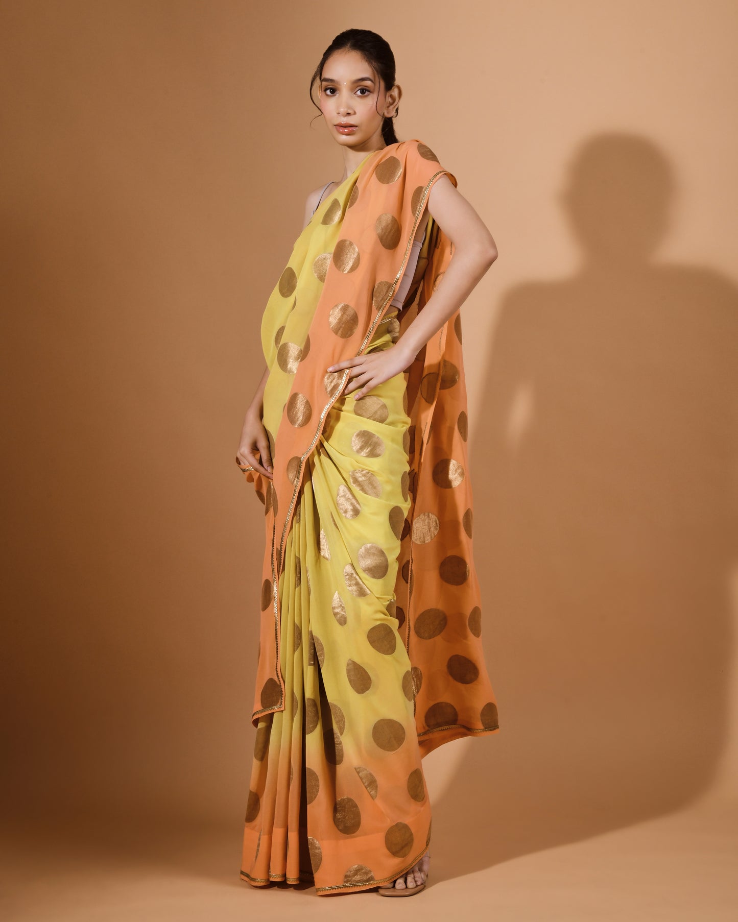 Ombre Polka Saree