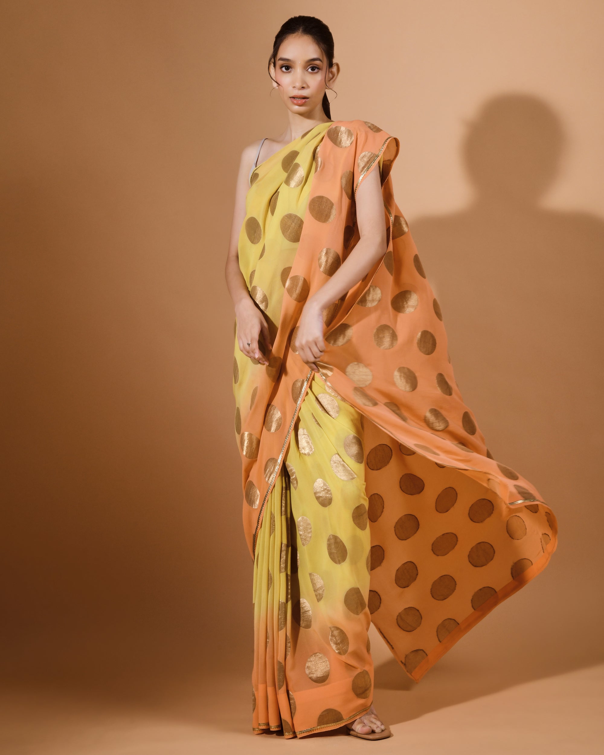 Ombre Polka Saree