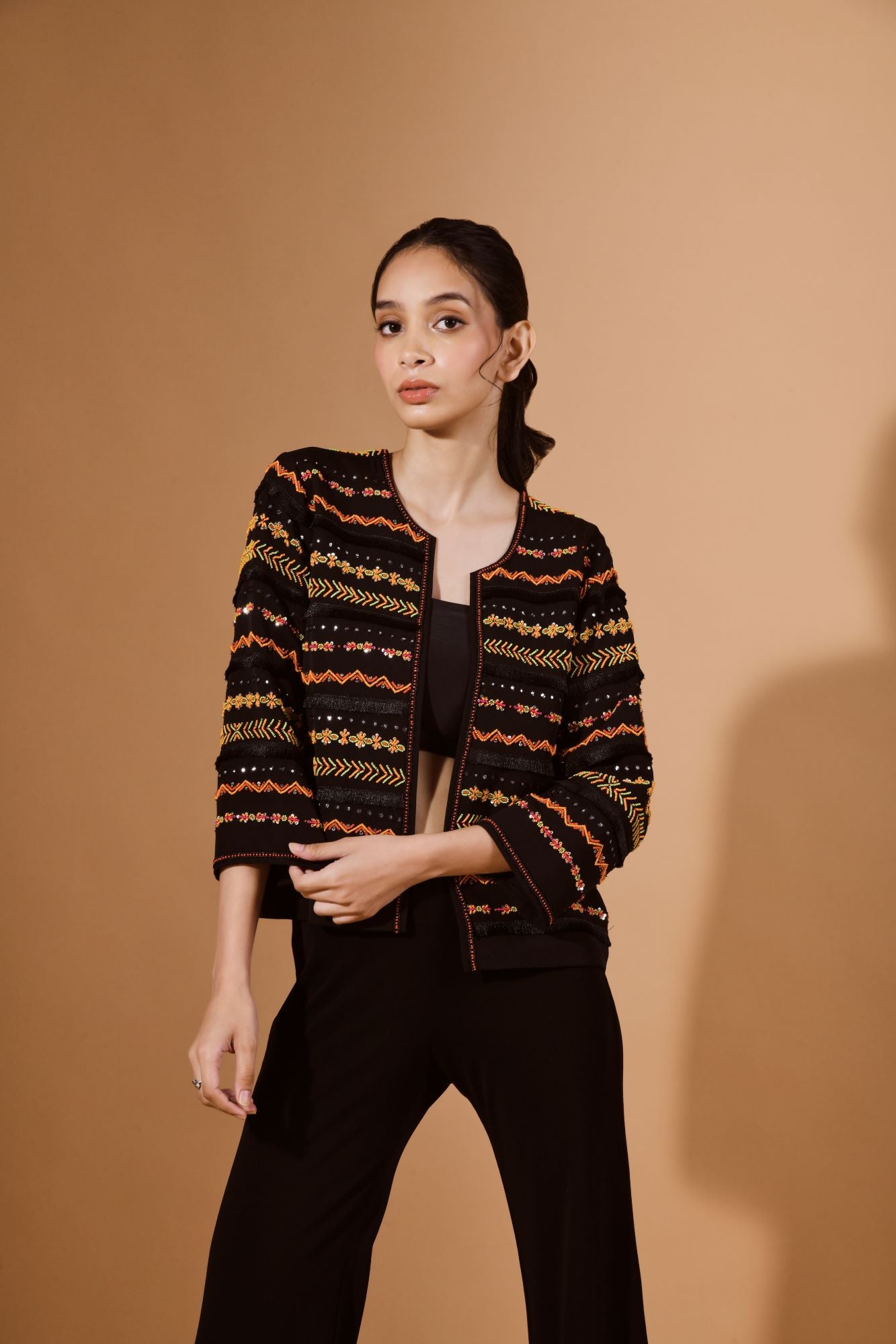 Multicolour Beaded Jacket