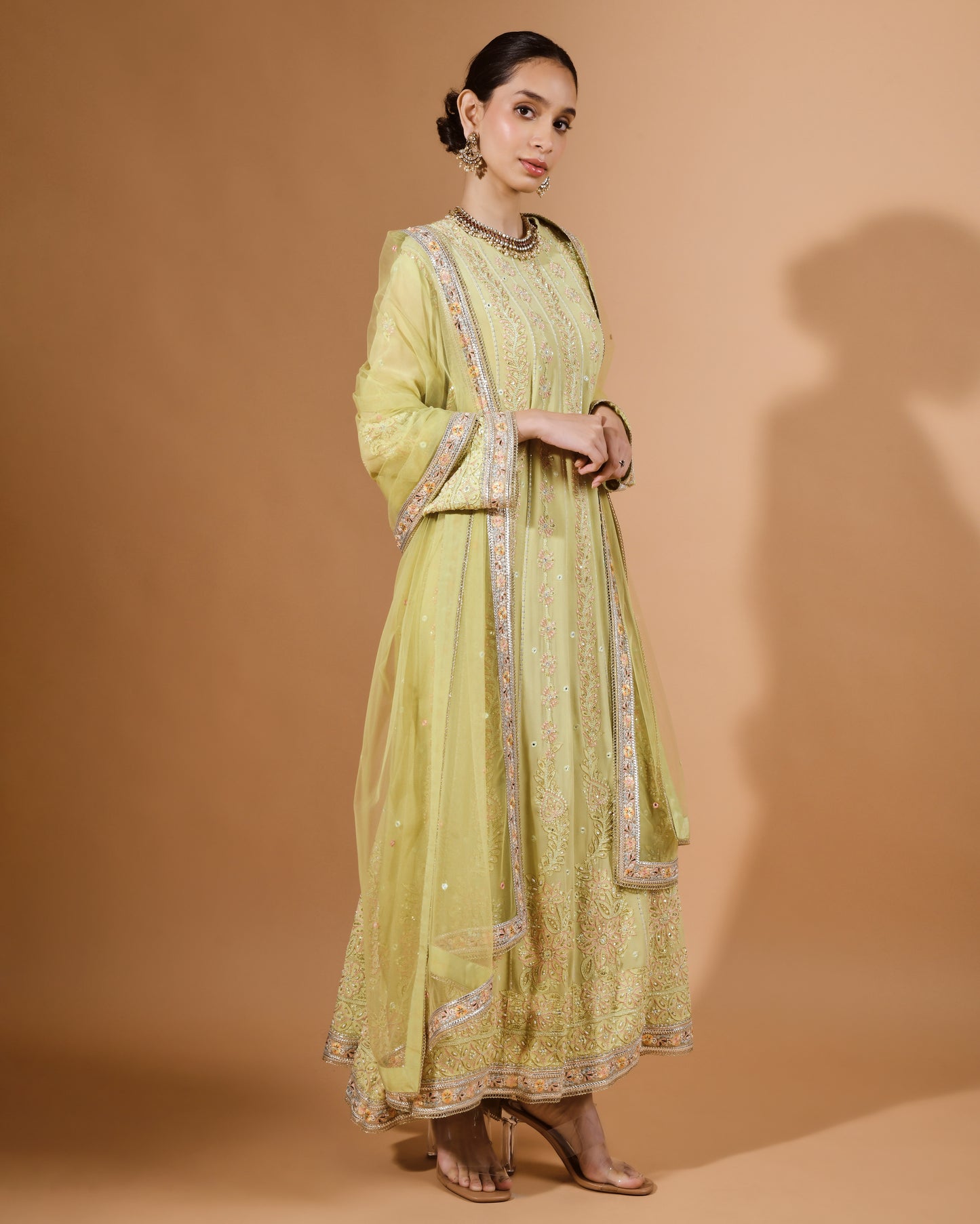 Pure Georgette Anarkali