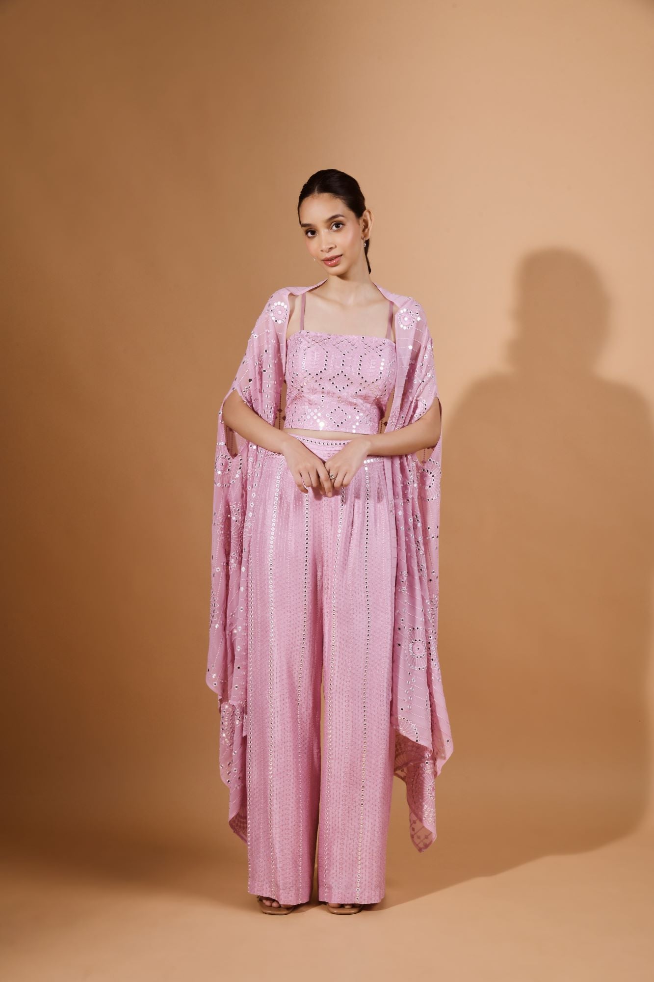 Mirror Work Cape Set