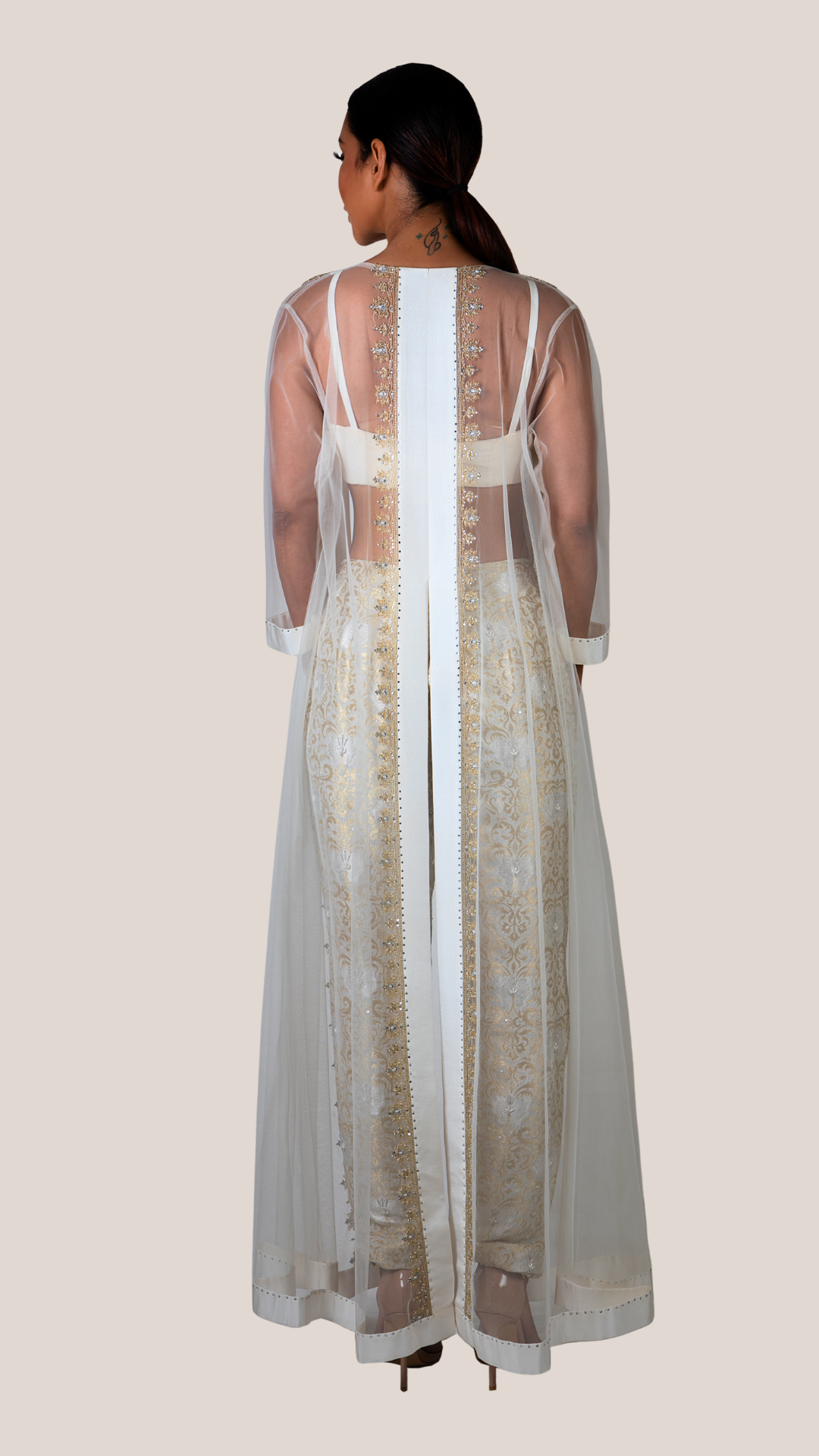 Caramel Sheen Cape Set