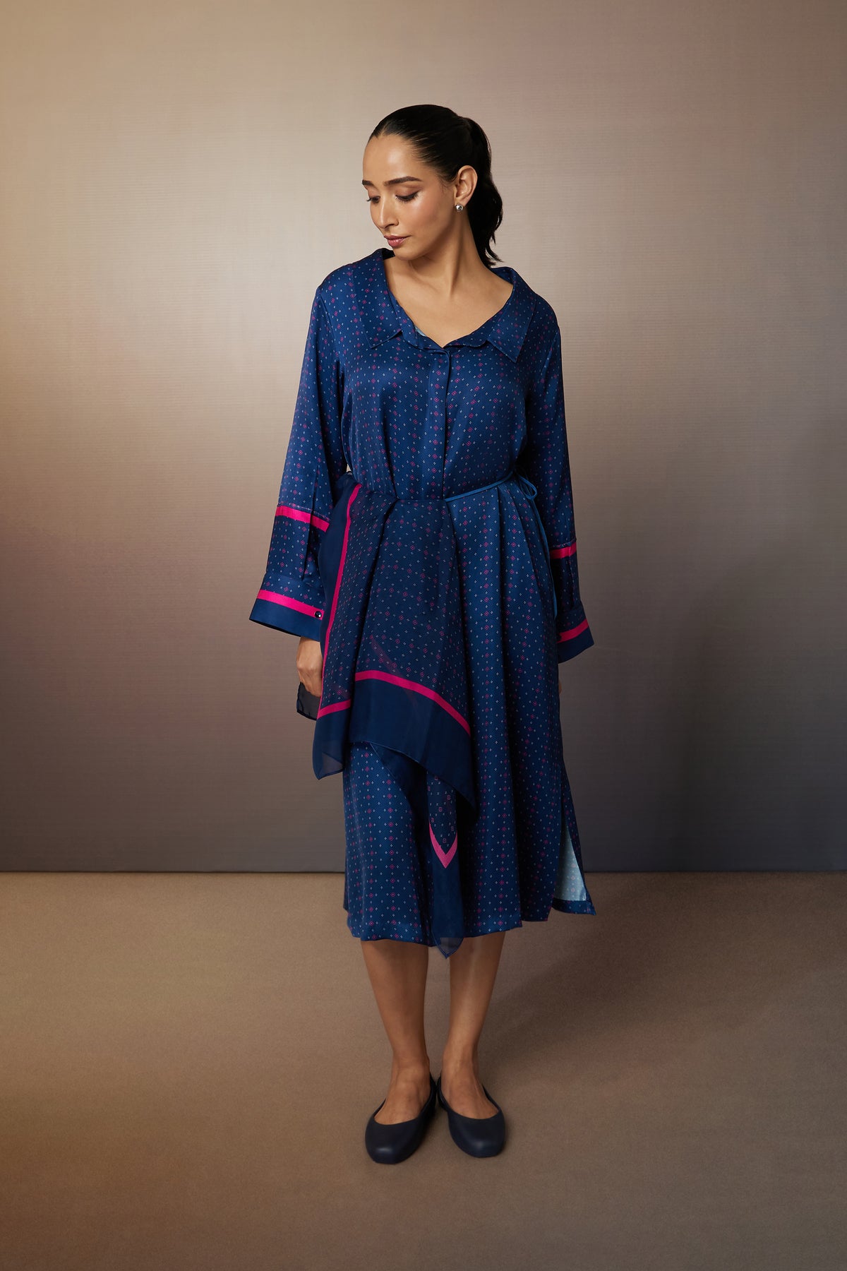 Navy Edit Shirt Dress