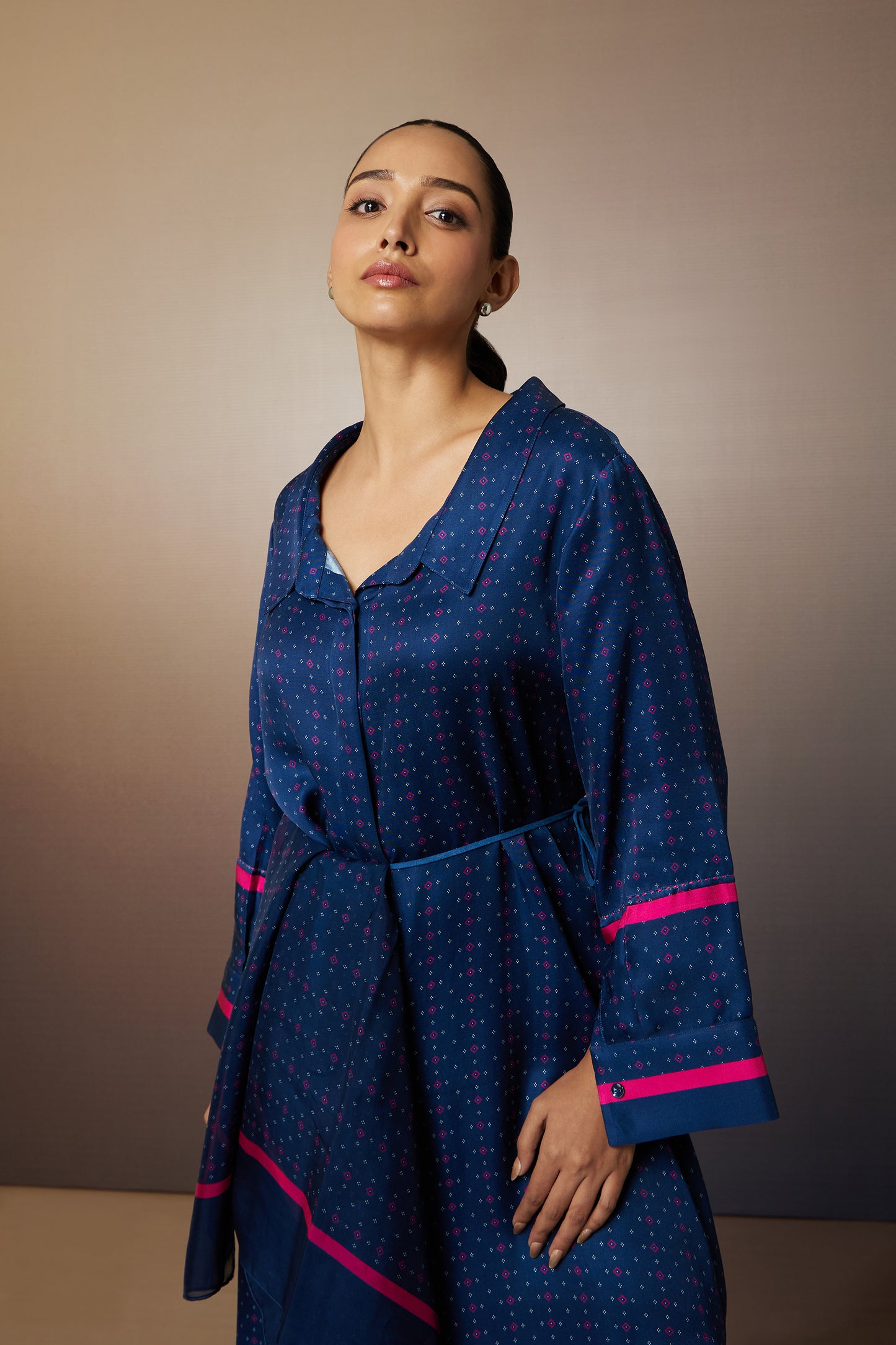 Navy Edit Shirt Dress