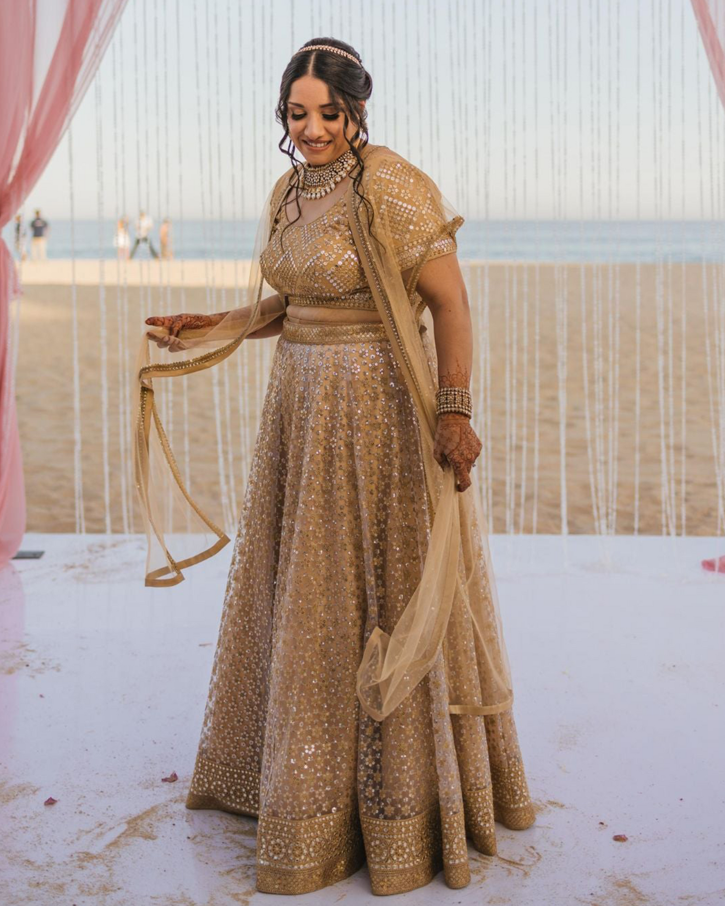 Aurelia Sequin Ghagra Set