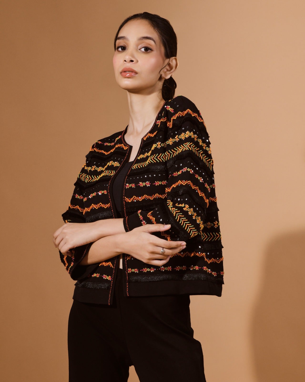 Multicolour Beaded Jacket