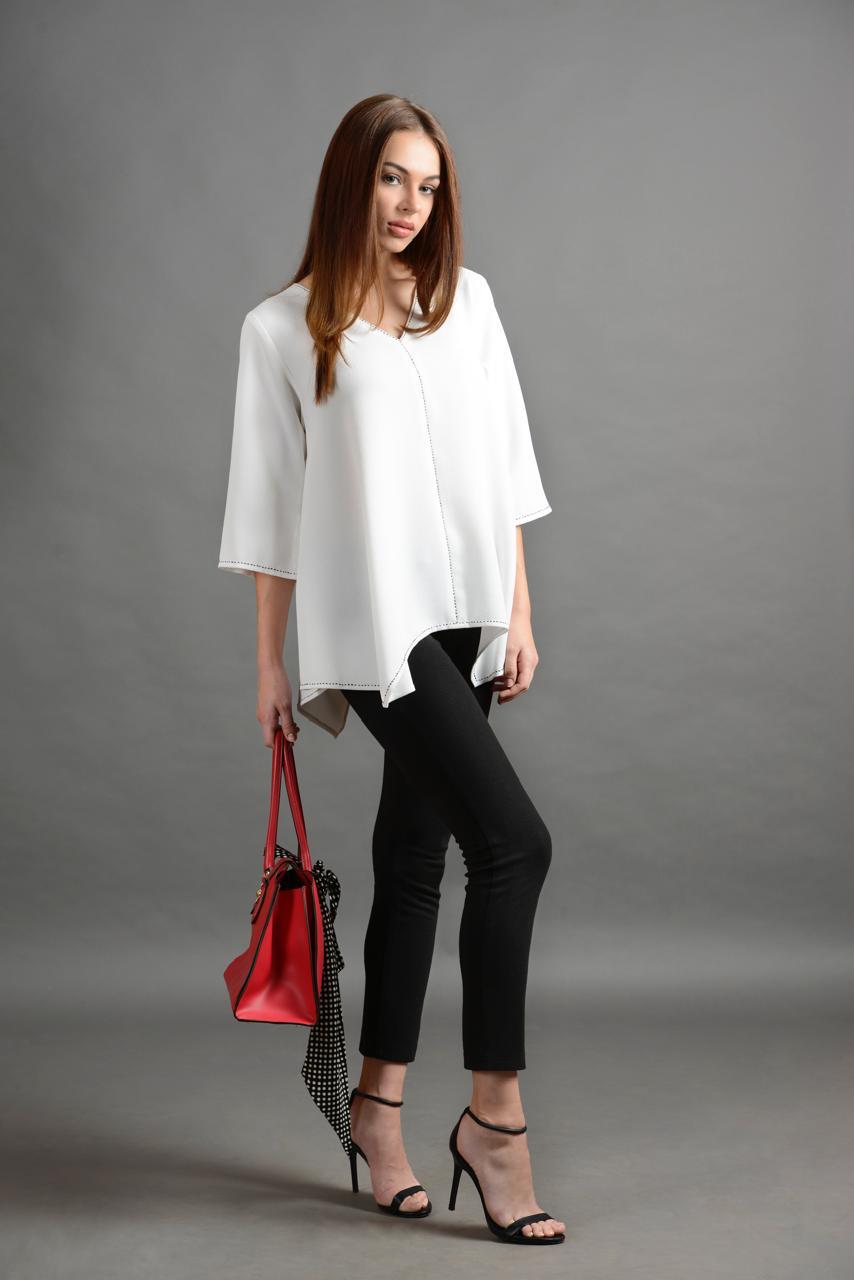 White A line Top